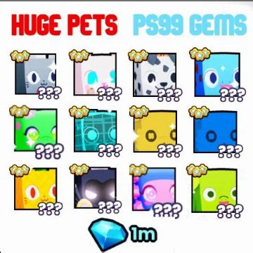 HUGES PET SIMULATOR 99 BARATOS GEMAS Roblox Pet Simulator 99 GGMAX