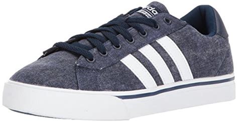 Adidas Canvas Neo Cloudfoam Super Daily Shoe Casual 75 Collegiate Navy Running White In Blue