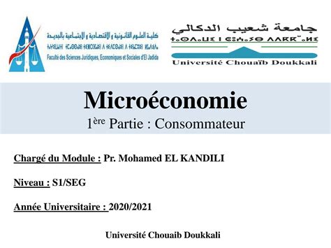 Solution Chapitre Partie Micro Conomie S Studypool