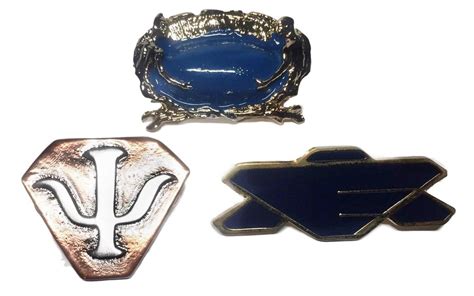 Babylon 5 Ranger Earth Alliance Psi Corps Set Of 3 Metal Etsy