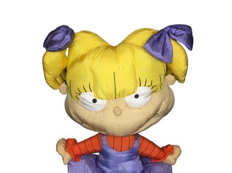 Giant Rugrats Plush Angelica Vintage Viacom Play Etsy Hong Kong