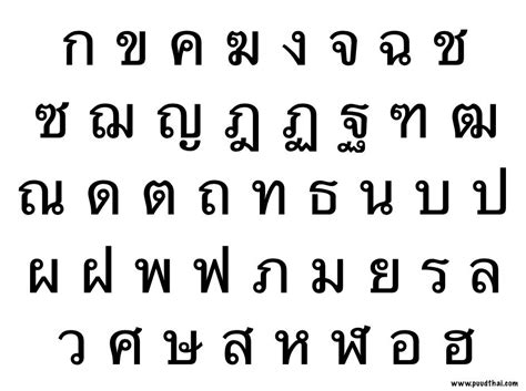 Thai Characters Copy Paste