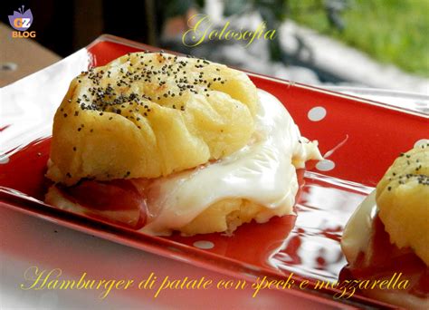 Hamburger Di Patate Con Speck E Mozzarella Ricetta Fantastica