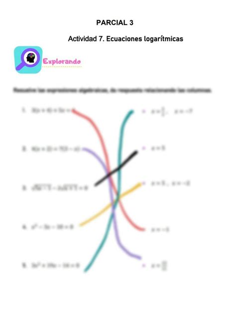 Solution Ecuaciones Logar Tmicas Studypool