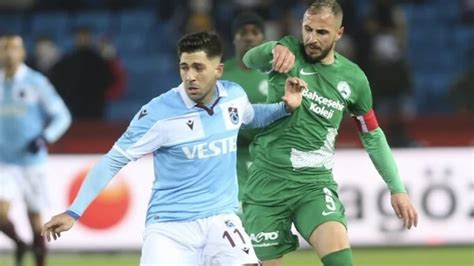 Trabzonspor Giresunspor maçının muhtemel 11 leri