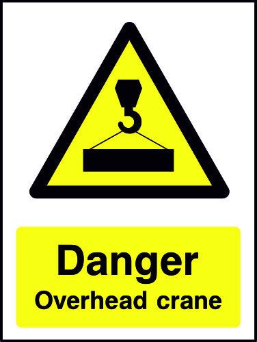 Danger Overhead Crane Safety Sign Sk Signs And Labels Sk Signs