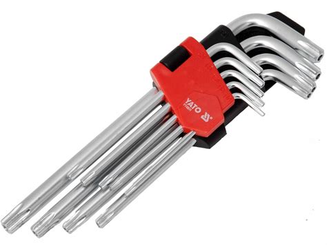 Yato Klucze Trzpieniowe Torx T10 T50 Zestaw 9 szt YT 0511 za 15 80 zł z