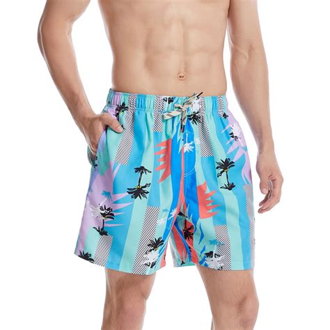 Cllios Mens Swim Trunks Quick Drying Beach Swim Shorts For Men Summer