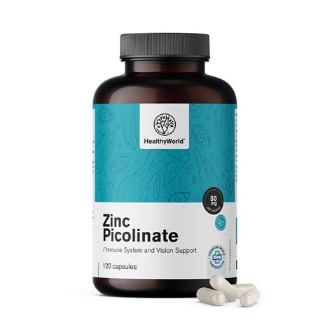 Picolinat Zinc 50 Mg 120 De Capsule HealthyWorld Ro