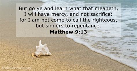 Matthew 9 13 Esv Bible Verse Of The Day