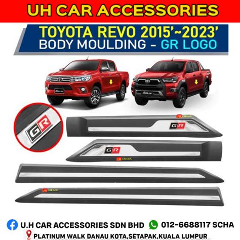 Toyota Revo Rocco Rogue Gr Side Doors Cladding Molding Trim