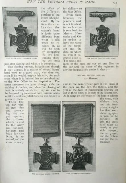 How Victoria Cross Medal Is Made Hancocks Rare Old Antique Article