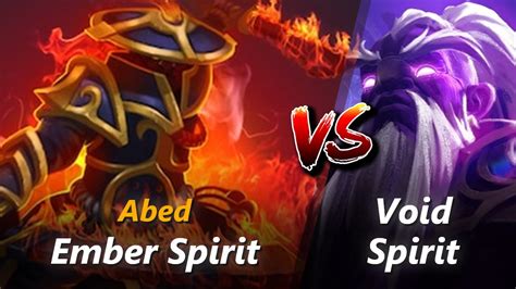 How To Ember Spirit Mid Vs Void Spirit Feat Abed First Minutes