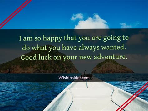 45 Good Luck On Your New Adventure Quotes Wish Insider