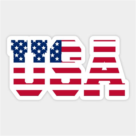 usa - Usa - Sticker | TeePublic