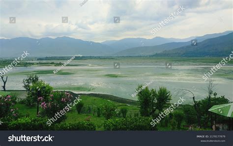 Wular Lake One Largest Freshwater Lakes Stock Photo 2178177879