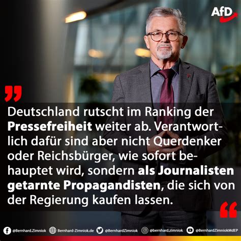 Deutschland Rutscht In Pressefreiheit Ranking Weiter Ab Bernhard