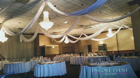 Pi Banquet Southfield Michigan Ceiling Drapery - Michigan Wedding DJ ...