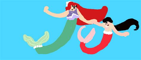 Ariel and Melody Redesigns by BooLooCrew on DeviantArt