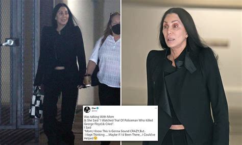 Make Up Free Cher Steps Out In All Black And Flashes Her Midriff In