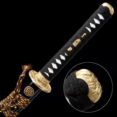 Handmade Wooden Blade Unsharpened Japanese Katana Samurai Sword With ...