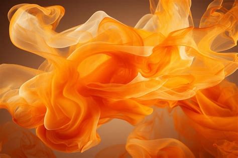 Premium Ai Image A Fiery Background With Orange And Orange Flames