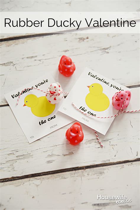 Rubber Ducky Valentine Housewife Eclectic