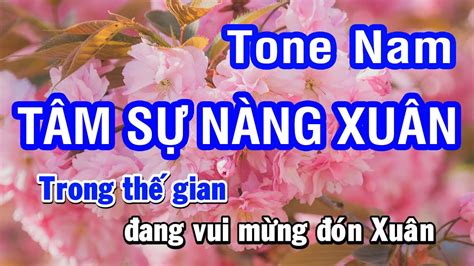 T M S N Ng Xu N Karaoke Beat Tone Nam Bbm Nhan Ktv Youtube