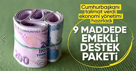 Emeklilere yeni destekler geliyor 9 maddede destek programı Düzce