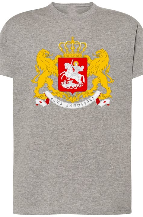 Gruzja Georgia T Shirt Męski Herb Nadruk R 3xl 13133653165 Allegro Pl