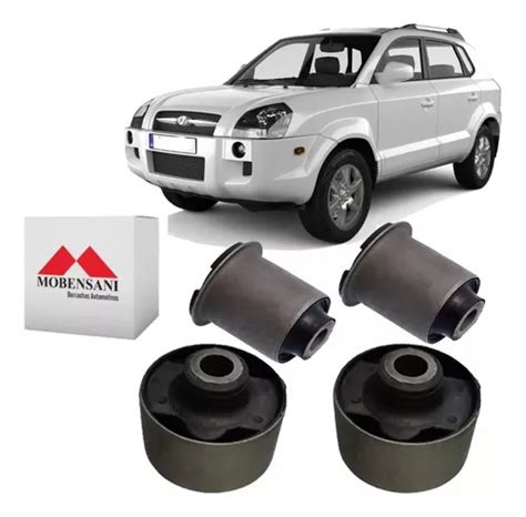 Kit 4 Buchas Bandeja Balança Dianteira Tucson Kia Sportage