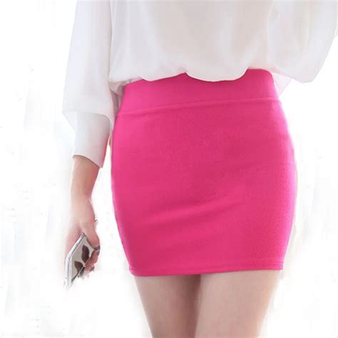 2015 Summer Black Elastic Slim Hip Short Skirt High Waist Bust Skirt Slim Step Basic Bag Skirt