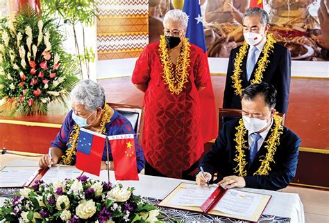 Samoa Signs China Agreement Amid South Pacific Push Kuwait Times