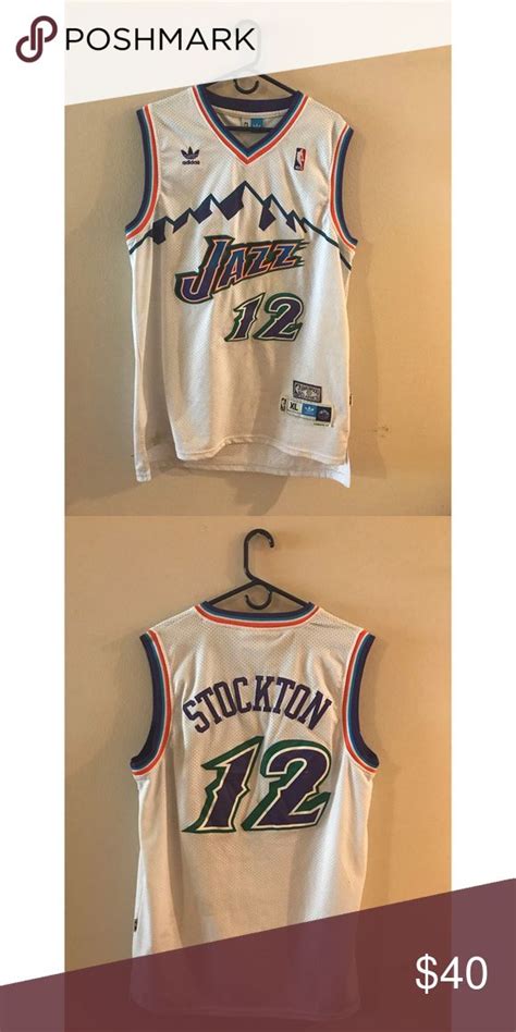 John Stockton Utah Jazz Throwback Jersey Utah Jazz Adidas Shirt