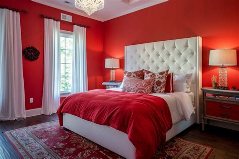 50 Red Bedroom Ideas For A Bold And Aesthetic Home Decoration Creativebooster