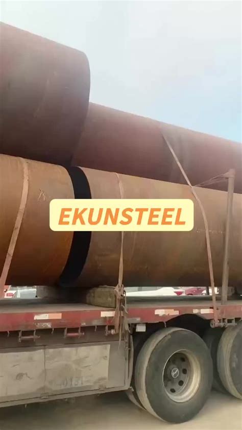 Large Diameter Hydropower Penstock Api 5l A53 A36 Carbon Steel Spiral