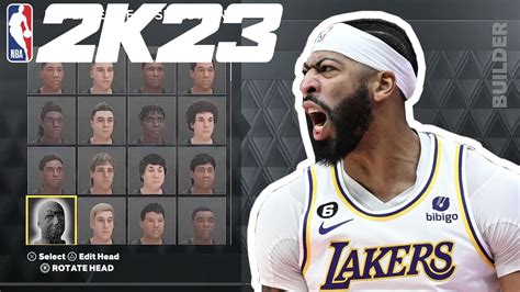 HOW TO MAKE YOUR MYPLAYER LOOK EXACTLY LIKE ANTHONY DAVIS IN NBA2K23