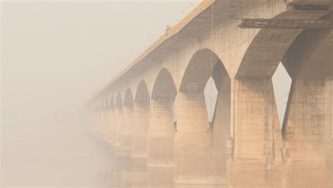 Bridge Above the Ganges River in Patna, India Stock Image - Image of ...