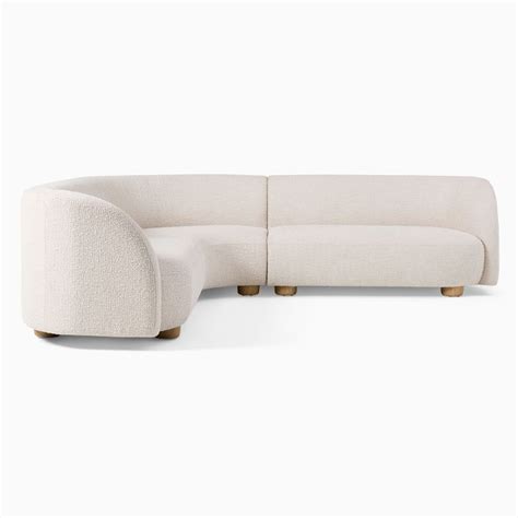 Laurent Piece L Shaped Wedge Sectional West Elm