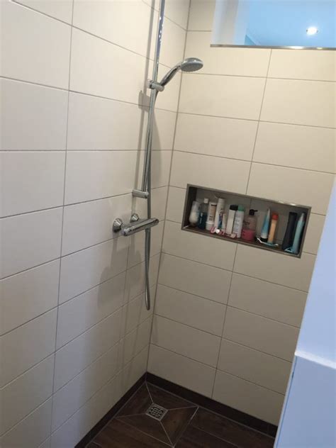 Duschablage Unser Ablagefach In Der Gemauerten Dusche Shower