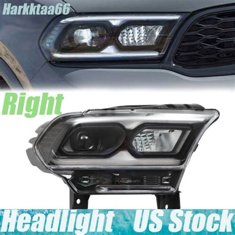 Right Passenger Side For Dodge Durango Black Led