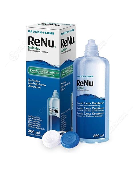 Bausch Lomb Renu Multiplus Solution Pour Lentilles Avec Tui Ml