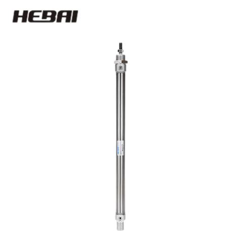 HEBAI Mini cilindro neumático pequeño de acero inoxidable MI16