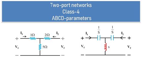 How To Obtain ABCD Parameters In Two Port Networks What Is