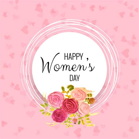 International Happy Women S Day March Holiday Background