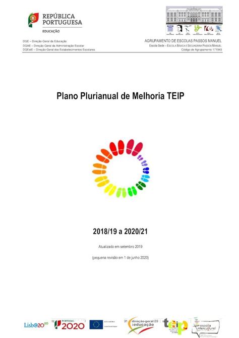 PDF Plano Plurianual De Melhoria TEIP AE Passos