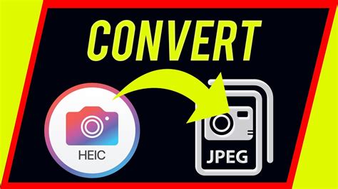 How To Convert Heic Or Heif Files To Jpeg Mac Or Pc Youtube