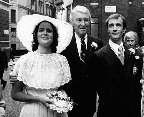 Jimmy Stewart At His Daughter Kellys Wedding 1977 Georgy Girl