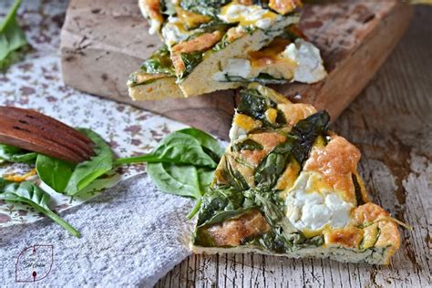 Frittata Al Forno Con Spinaci E Ricotta Secondo Con Le Uova Vegetariano