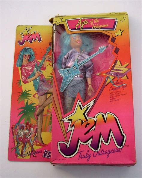 Vintage Hasbro Jem Holograms Fashion Doll Aja Vgc And Boxed 1985 11 5 5 Jem And The